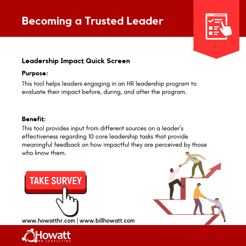 Become a Trusted Leader - Leadership Impact Quick Screen Quick Survey