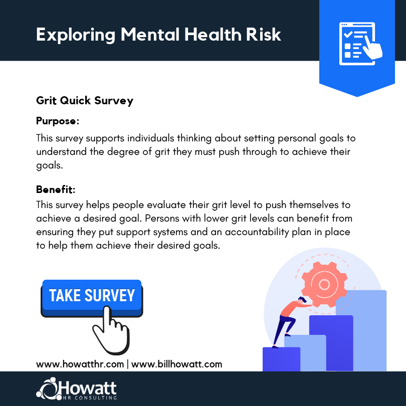Exploring Mental Health Risk - Grit Quick Survey